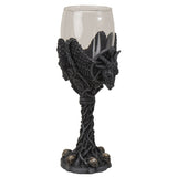 8" Glass & Resin Chalice / Goblet - Baphomet - Magick Magick.com