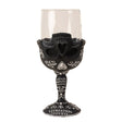 8" Glass & Resin Chalice / Goblet - Skull Spirit Board - Magick Magick.com