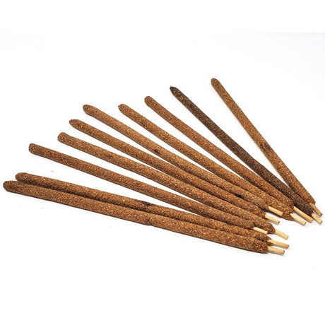 8" Peruvian Myrrh & Palo Santo Thick Incense Sticks (10 Pack) - Magick Magick.com