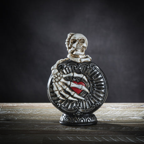 8" Skull Potion Bottle Statue - Magick Magick.com