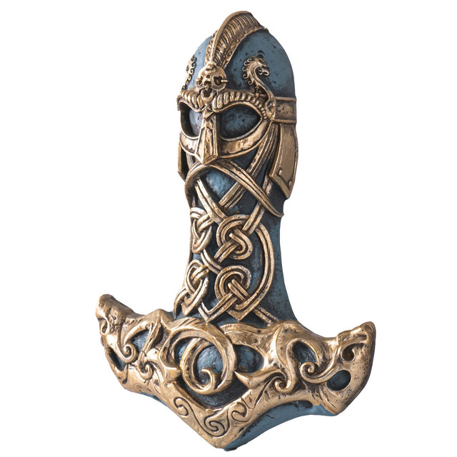 8" Thor's Hammer Wall Plaque Statue - Magick Magick.com