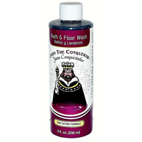 8 oz Aura Bath & Floor Wash - John The Conqueror (Juan Conquistador) - Magick Magick.com