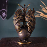 8.25" Baphomet Skeleton Statue - Magick Magick.com