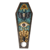 8.5" Gothic Coffin Cone / Stick Incense Burner Holder - Magick Magick.com