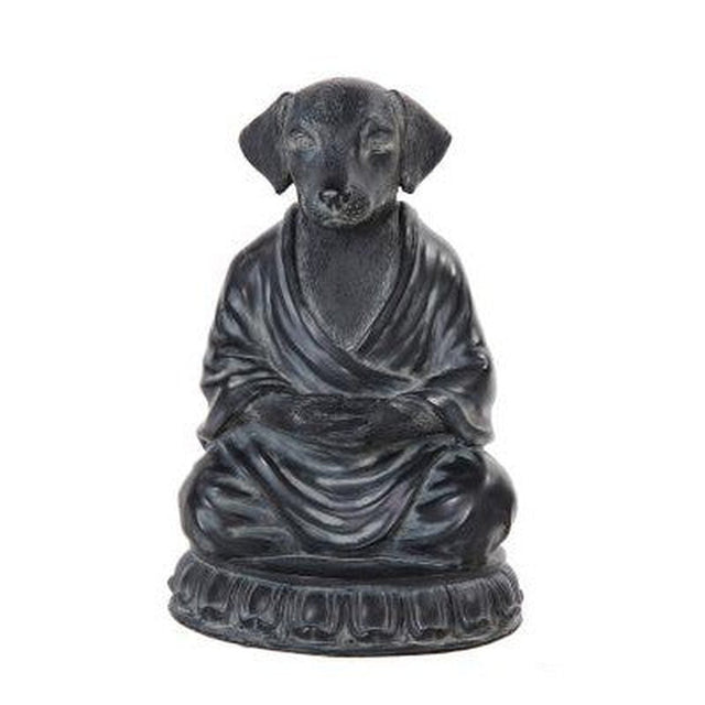 8.5" Meditation Dog Statue - Magick Magick.com