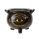 8.7" Ouija Cauldron Pot - Magick Magick.com