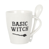 9 oz Ceramic Mug and Spoon Set - Basic Witch - Magick Magick.com