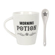 9 oz Ceramic Mug and Spoon Set - Morning Potion - Magick Magick.com