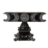 9.25" Triple Moon 5-Candle Holder - Magick Magick.com