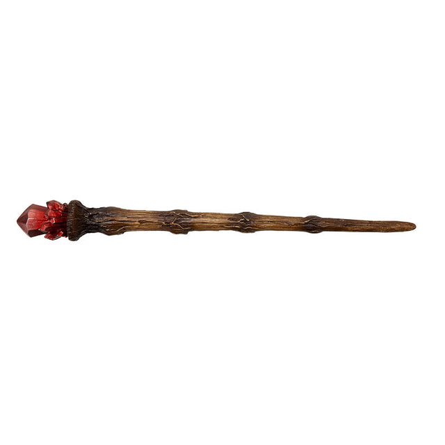 9.3" Skull Crystal Magic Wand - Magick Magick.com