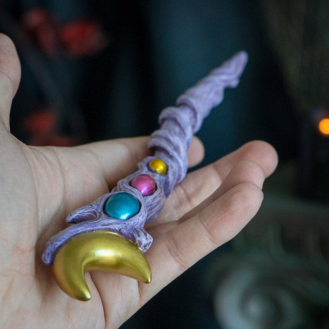 9.45" Moon Stone Magic Wand - Magick Magick.com