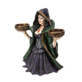 9.65" Witch Double Votive Candle Holder - Magick Magick.com