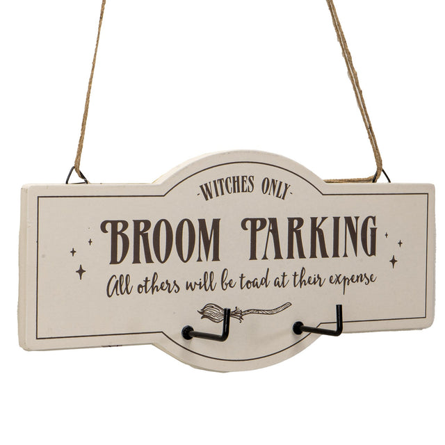 9.8" Broom Parking Sign - Magick Magick.com