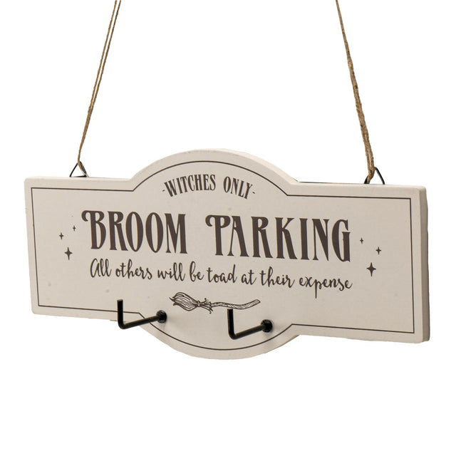 9.8" Broom Parking Sign - Magick Magick.com