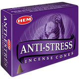 Anti-Stress HEM Cone Incense (10 Cones) - Magick Magick.com