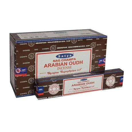 Arabian Oudh Satya Incense Sticks 15 gram - Magick Magick.com