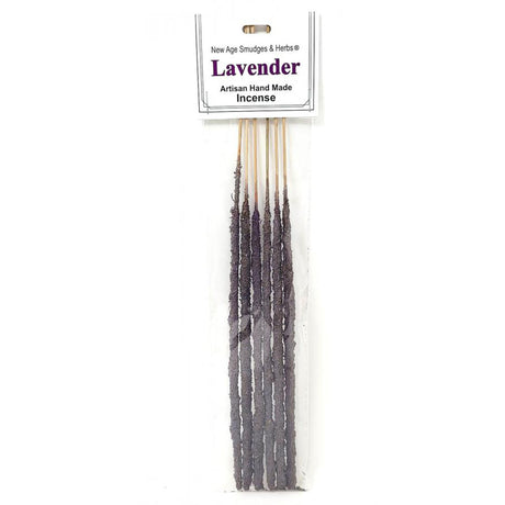 Artisan Handmade Incense Sticks - Lavender Flower (6 Pack) - Magick Magick.com