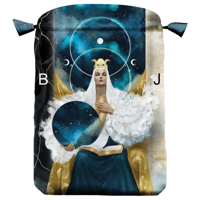 Astral Tarot Satin Bag by Federica Casagrande - Magick Magick.com