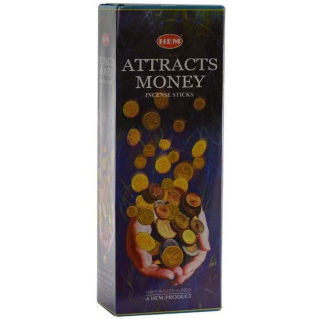 Attracts Money HEM Incense Stick 20 Pack - Magick Magick.com