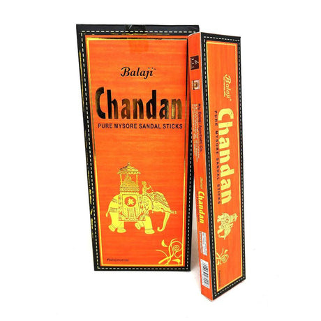 Balaji Chandan Pure Mysore Sandal Incense Sticks (Pack of 15) - Magick Magick.com