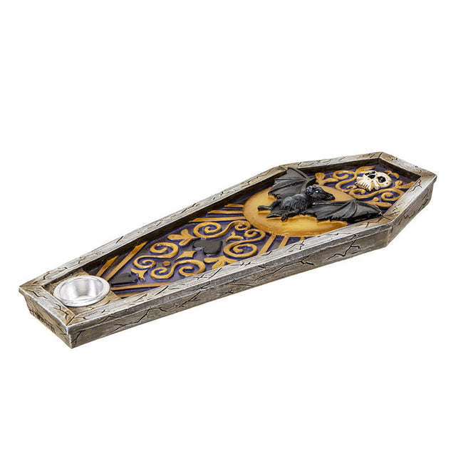 Bat Coffin Cone / Stick Incense Burner Holder - Magick Magick.com