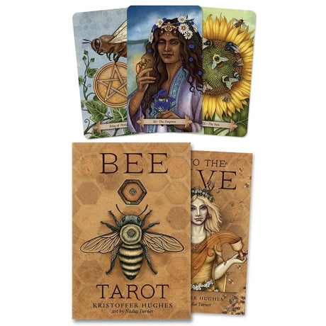 Bee Tarot Kit by Kristoffer Hughes, Nadia Turner (Signed Copy) - Magick Magick.com