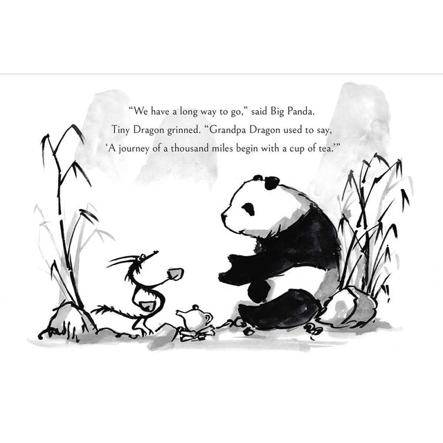 Big Panda and Tiny Dragon Boxed Card Set (Set of 20) - Magick Magick.com