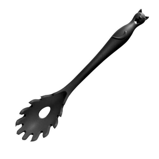 Black Cat Kitchen Utensils - Pasta Spoon - Magick Magick.com