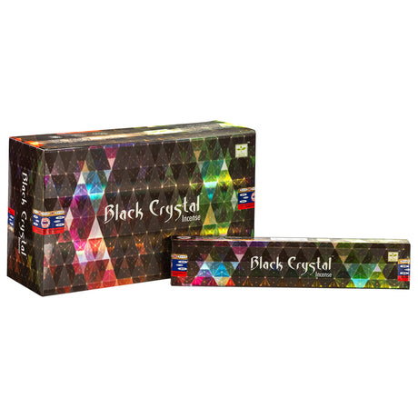 Black Crystal Satya Incense Sticks 15 gram - Magick Magick.com