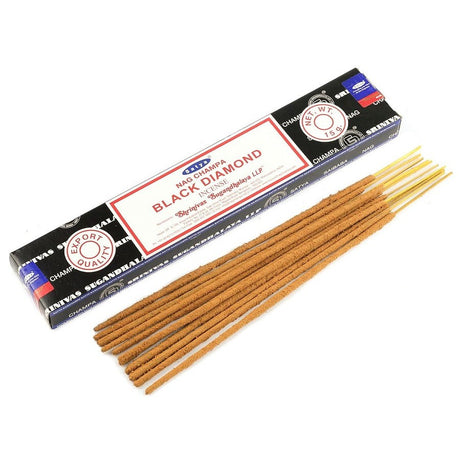 Black Diamond Satya Incense Sticks 15 gram - Magick Magick.com