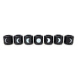 Black Moon Phase Ceramic Chime Candle Holder (Set of 7) - Magick Magick.com