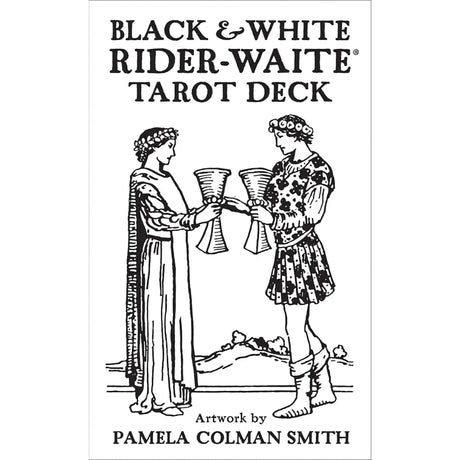 Black & White Rider-Waite Tarot Deck by Jody Boginski Barbessi, Pamela Colman Smith - Magick Magick.com