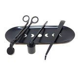 Candle Accessories Set: Moon Tray, Candle Snuffer, Wick Trimmer & Dipper - Magick Magick.com