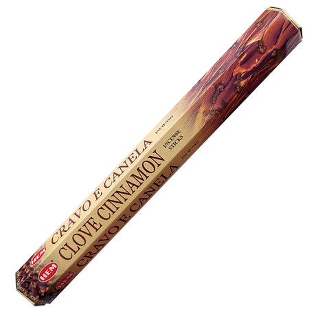 Clove Cinnamon HEM Incense Stick 20 Pack - Magick Magick.com