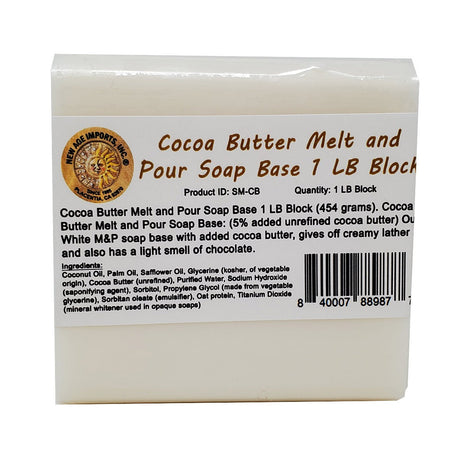 Cocoa Butter Melt and Pour Block Soap Base - Magick Magick.com