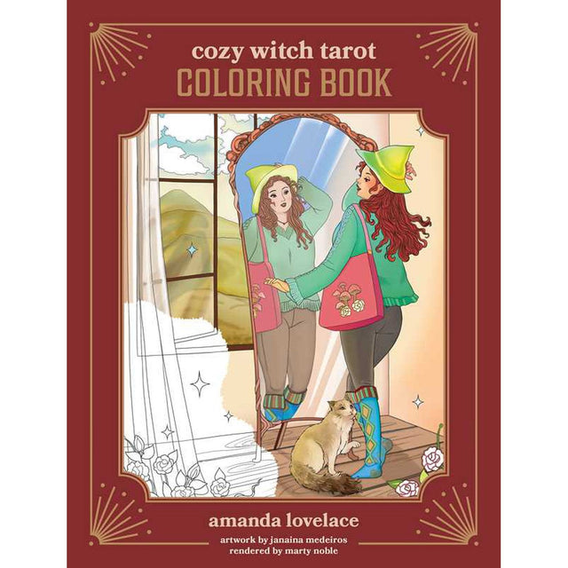 Cozy Witch Tarot Coloring Book by Amanda Lovelace - Magick Magick.com