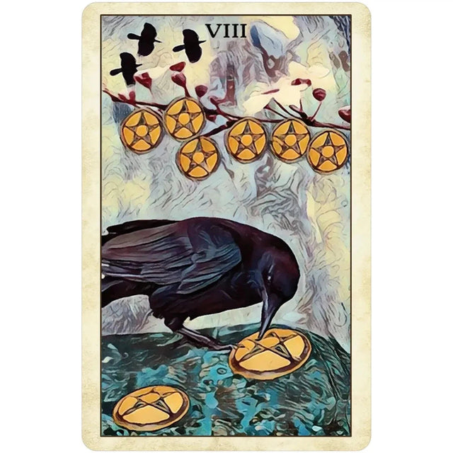 Crow Tarot (Pocket Edition) by MJ Cullinane - Magick Magick.com