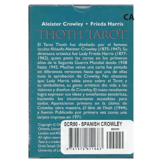 Crowley Thoth Tarot Deck Small (Spanish Edition) by Aleister Crowley - Magick Magick.com