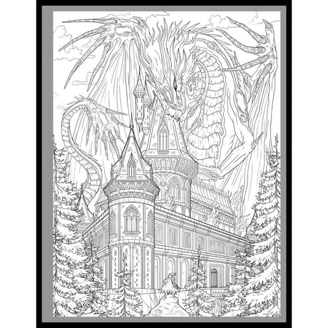 Dark Art Gothica: A Horror Coloring Book by Francois Gautier - Magick Magick.com