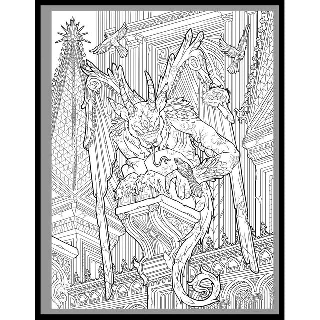 Dark Art Gothica: A Horror Coloring Book by Francois Gautier - Magick Magick.com