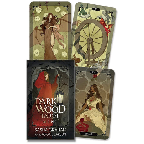 Dark Wood Tarot Mini Deck by Sasha Graham, Abigail Larson (Signed Copy) - Magick Magick.com