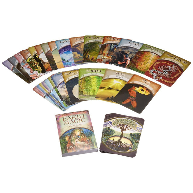 Earth Magic Oracle Cards by Steven D. Farmer - Magick Magick.com