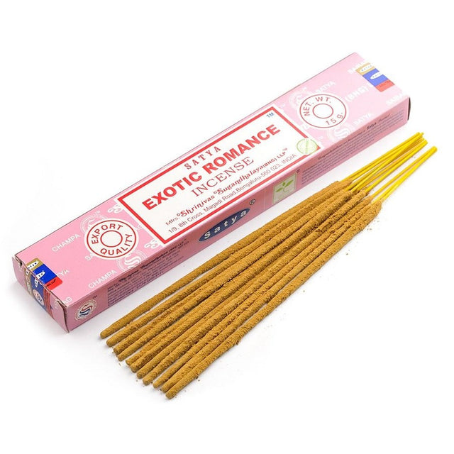 Exotic Romance Satya Incense Sticks 15 gram - Magick Magick.com