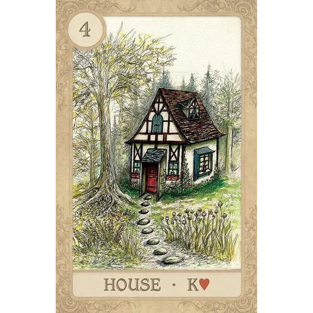 Fairy Tale Lenormand in a Tin by Arwen Lynch, Lisa Hunt - Magick Magick.com