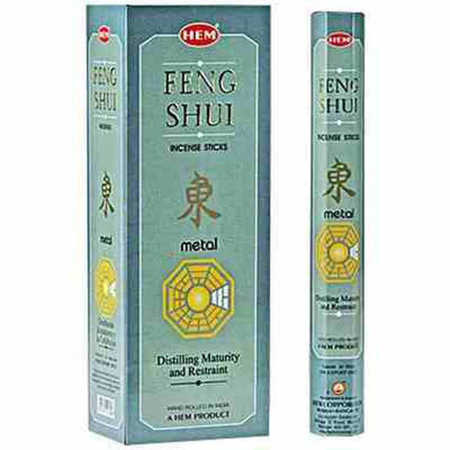 Feng Shui Metal HEM Incense Stick 20 Pack - Magick Magick.com