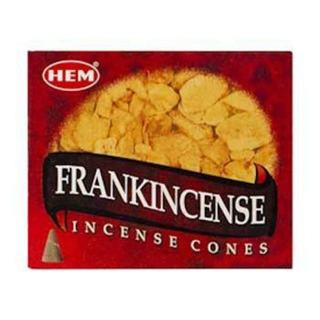 Frankincense HEM Cone Incense (10 Cones) - Magick Magick.com