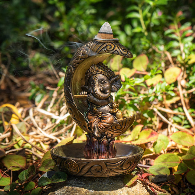 Ganesha Backflow Incense Burner - Magick Magick.com