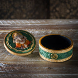 Ganesha Round Trinket Box - Magick Magick.com