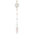 Gemstone Pendulum Flower of Life - Rose Quartz - Magick Magick.com