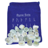 Gemstone Rune Set - Green Aventurine - Magick Magick.com